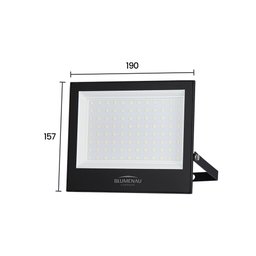 Refletor Blumenau Led Play 100w Preto Bivolt 6500k Luz Branca - 2