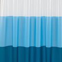 Ver imagem 2 de Cortina Box para Banheiro Pvc 198x180cm Antimofo - Faixas Azul