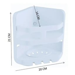 Cantoneira Banheiro Porta Shampoo Saboneteira Canto Astra - 2