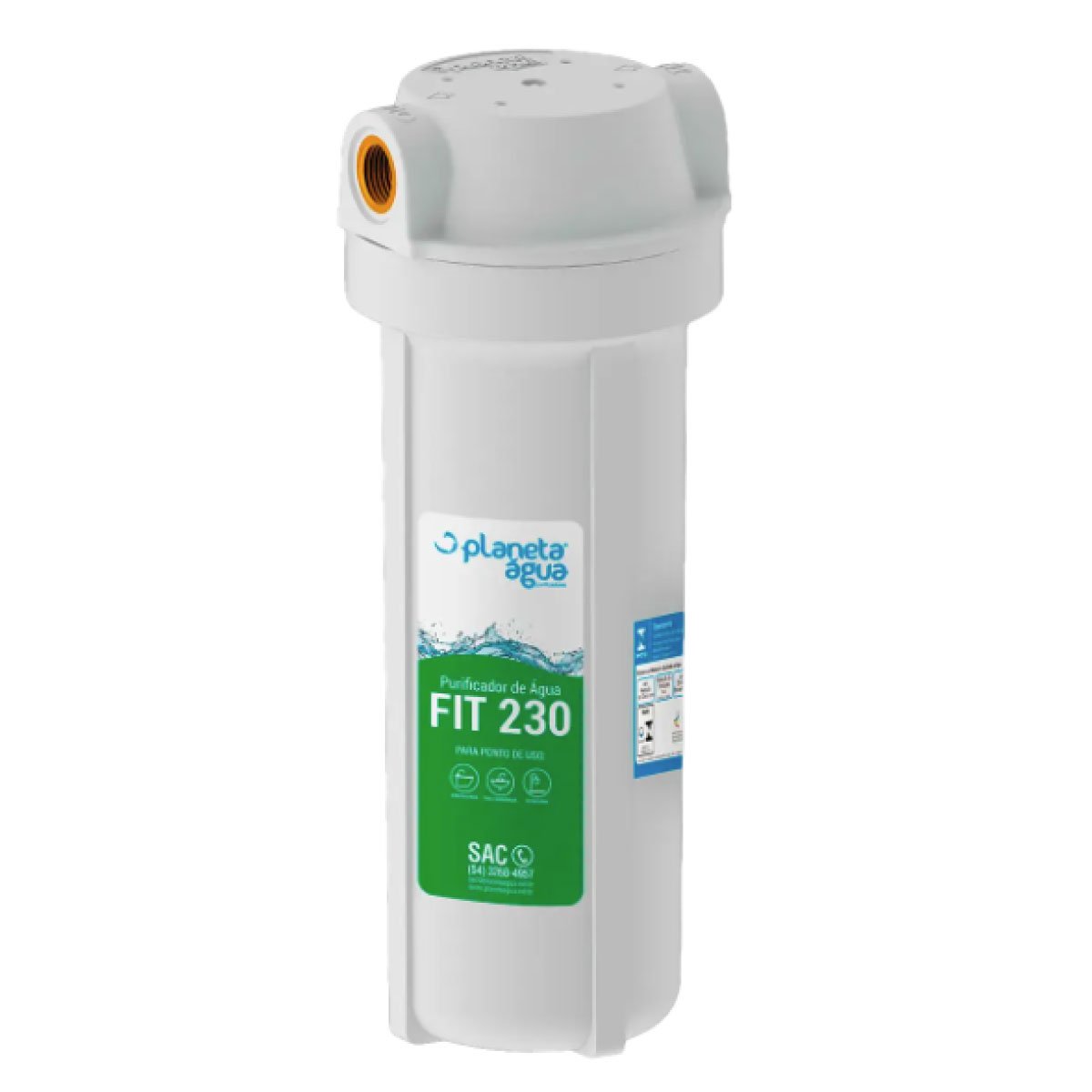 Filtro Purificador Fit 230 9.3/4" Reduz Cloro Planeta Água - 1