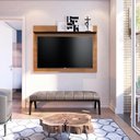 Ver imagem 6 de Painel Suspenso Tv 55 Pol 135 Cm Maia Noce Milano Preto Colibri