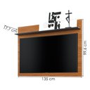 Ver imagem 3 de Painel Suspenso Tv 55 Pol 135 Cm Maia Noce Milano Preto Colibri