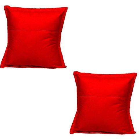 Kit 2 Almofadas Decorativa Cheia Fofinha para Sofá Cadeira Poltrona 42 Cm Suede