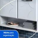 Ver imagem 7 de Gabinete de Banheiro com Tampo e 2 Portas Suspenso 70,5cm Multimóveis Cr10143 Branco