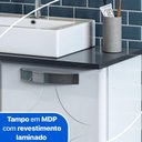 Ver imagem 6 de Gabinete de Banheiro com Tampo e 2 Portas Suspenso 70,5cm Multimóveis Cr10143 Branco