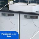 Ver imagem 5 de Gabinete de Banheiro com Tampo e 2 Portas Suspenso 70,5cm Multimóveis Cr10143 Branco