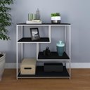 Ver imagem 1 de Estante Brooklyn Baixa 04 Prateleiras 94x90x30cm