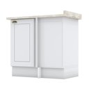 Ver imagem 1 de Balcão Canto Reto 01 Porta Americana Branco Calcare Henn