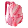 Mochila Menina Escolar Juvenil Tons Pastéis Feminina Costas Rosa Com Chaveiro - 1
