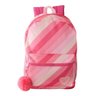 Mochila Menina Escolar Juvenil Tons Pastéis Feminina Costas Rosa Com Chaveiro - 4