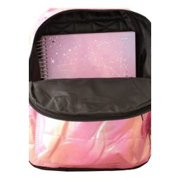 Mochila Escolar Menina Fruta Cor Pocket Brilho 4 A 10 Anos - 5