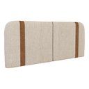 Ver imagem 2 de Cabeceira Painel Orgânico Cama Box Queen Size Flay 160cm Dobrável Linho Bege - Desk Design