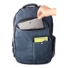 Mochila Notebook 15.6 polegadas Grande Bem Espaçosa E Resistente Faculdade ou Trabalho - Azul - 3