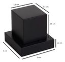Ver imagem 4 de Acabamento Quadrado Metal Preto Registro Pressão Gaveta Deca