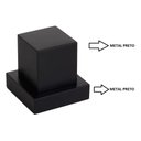 Ver imagem 3 de Acabamento Quadrado Metal Preto Registro Pressão Gaveta Deca