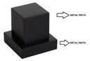 Ver imagem 3 de Acabamento Quadrado Metal Preto Registro Pressão Gaveta Deca