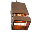 Ver imagem 6 de Pendente Luna em Madeira e Cristais, Imbuia – Bivolt, Soquete E27