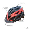 Capacete Ciclismo Absolute Wild Flash Pisca Led Usb Bicicleta Mtb Speed Wild Flash Led Usb VERMELHO  - 3