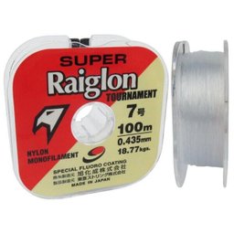Linha Monofilamento Super Raiglon 0,620Mm 60Lbs/27,36Kg 100M - 3