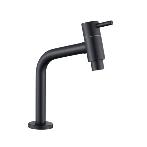 Torneira Banheiro Lavatório Inox Mesa Curta Preto NOX07B Doan