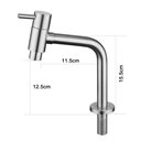 Ver imagem 5 de Torneira Banheiro Lavatório Inox Mesa Curta Preto NOX07B Doan