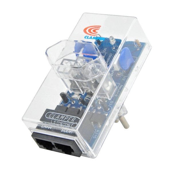 DPS Plug & Use Para Equipamento Conectado a Rede Elétrica e Rede Lan Ethernet 100Mbits Conector RJ45 - 1