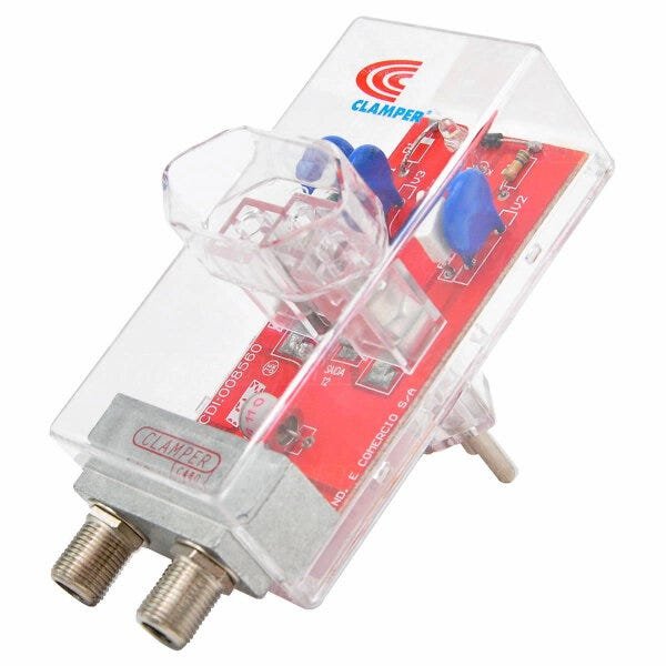 DPS para Equipamentos Conectados na Rede Elétrica e Via Cabo Coaxial Cabo + Energia Transparente - 1