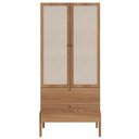 Ver imagem 6 de Guarda Roupa Solteiro 80cm com 2 Portas Arlo Hanover A10 - Mpozenato