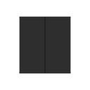 Ver imagem 3 de Armário Aéreo Escritório 60cm X 36cm 2 Portas F5 Office Cor:preto