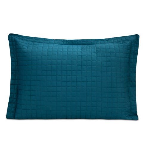 Porta Travesseiroversatile Micropercal 3 Peças Azul Mosaico