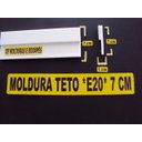Ver imagem 1 de Roda Teto, Moldura De Teto, Sanca Teto De Eva Adesivo E Flexível *e20 7cmx 1cm 20 Metros* Branco