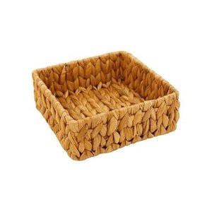 PORTA GUARDANAPO SEAGRASS NATURAL 18X18X7CM