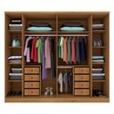 Ver imagem 4 de Guarda Roupa Casal Sevilla 6 Portas 8 Gavetas Tcil Móveis