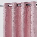 Ver imagem 2 de cortina sala jacquard tecido semi blackout rose 5,00x2,80