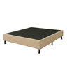 Base Cama Box Casal com Cabeceira Bege 138x188cm - 4