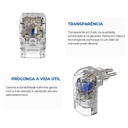 Protetor Surtos Raios Dps Pocket Plug 3 Pinos 20A 11654 Clamper - 5