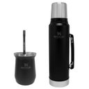 Ver imagem 1 de Kit Chimarrão All Black Stanley Original Cuia Garrafa e Bomba