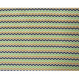 Tecido Patchwork AM-2594 Estampado Zig Zag 5486 Dohler 100x150Cm:Branco - 1