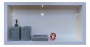 Ver imagem 4 de Nicho Porcelanato Banheiro Branco Liso Polido 60x32cm