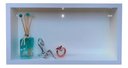 Ver imagem 3 de Nicho Porcelanato Banheiro Branco Liso Polido 60x32cm