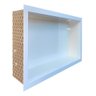 Nicho Porcelanato Banheiro Branco Liso Polido 60x32cm - 5