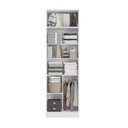 Ver imagem 1 de Guarda Roupa sem Portas Closet Modulado 71cm Linha Modulado Adapt Arm71amdp Kappesberg - Branco