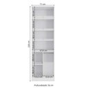 Ver imagem 2 de Guarda Roupa sem Portas Closet Modulado 71cm Linha Modulado Adapt Arm71amdp Kappesberg - Branco