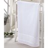 Kit com 06 Toalha Lavabo Dohler Velour Bordar Bella 30x45cm Cor:Branco - 1