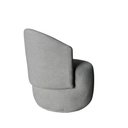 Ver imagem 7 de Kit Namoradeira + 2 Poltronas Decorativa Beatriz Orgânica Bouclé Cinza Claro