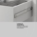 Ver mais imagens de Cômoda Flora 1 Porta 4 Gavetas 1,25 M - Comoda para Quarto - Demobile:branco