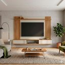 Ver imagem 6 de Painel para TV Anne 70" 180cm MDF com Portas Correr Off White Peternella Móveis