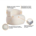 Ver imagem 5 de Poltrona Decorativa Sala de Estar Recepção Suiça Bouclé - Amarena Móveis