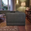 Ver imagem 7 de Sofá Cama Cotton 1,50m Xpand Tech Tecido Velourê Cinza Escuro Cama Inbox