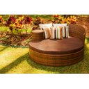 Ver imagem 2 de 2 Espreguiçadeiras Bona e Mesa Grécia com Chaise Meia Lua em Alumínio - Piscina, Área, Jardim - Pedr